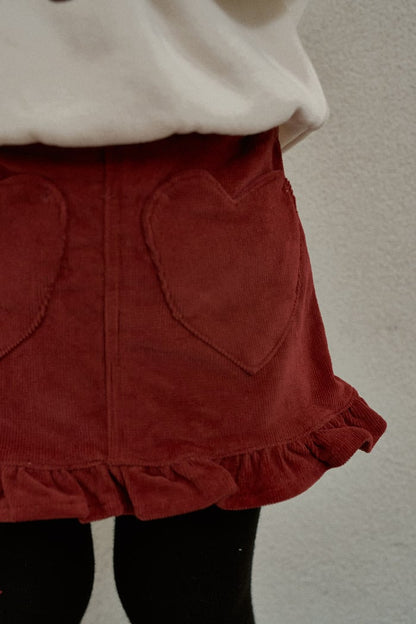 momoann heart skirt (90-130cm)