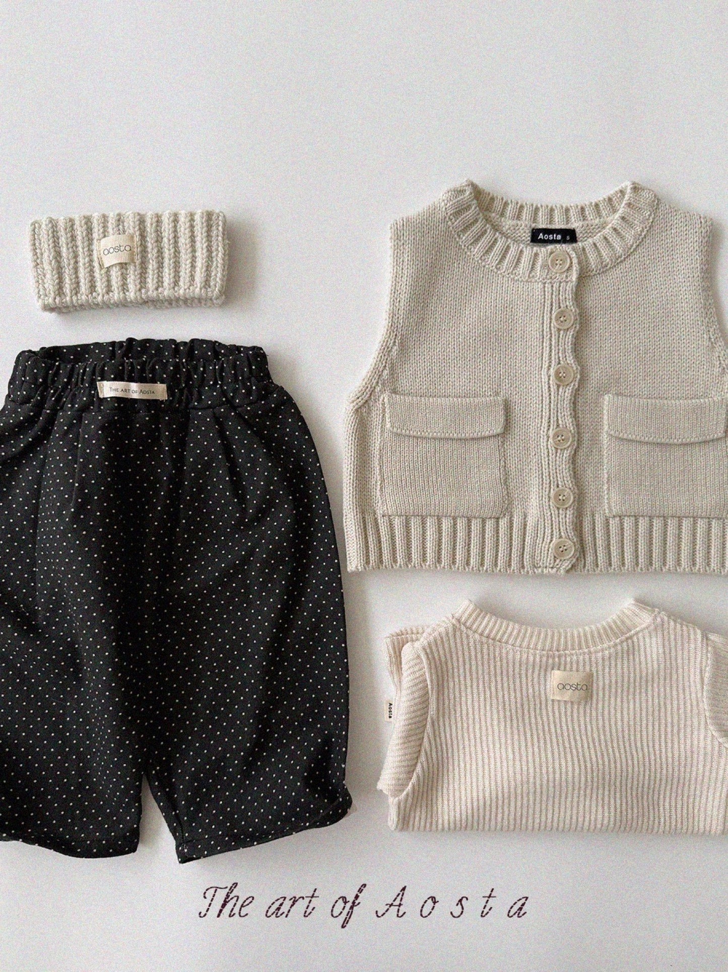 Aosta milk dot pants (~70-115cm)