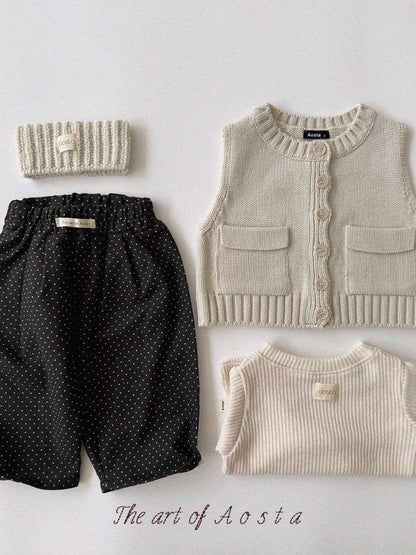 Aosta milk dot pants (~70-115cm)