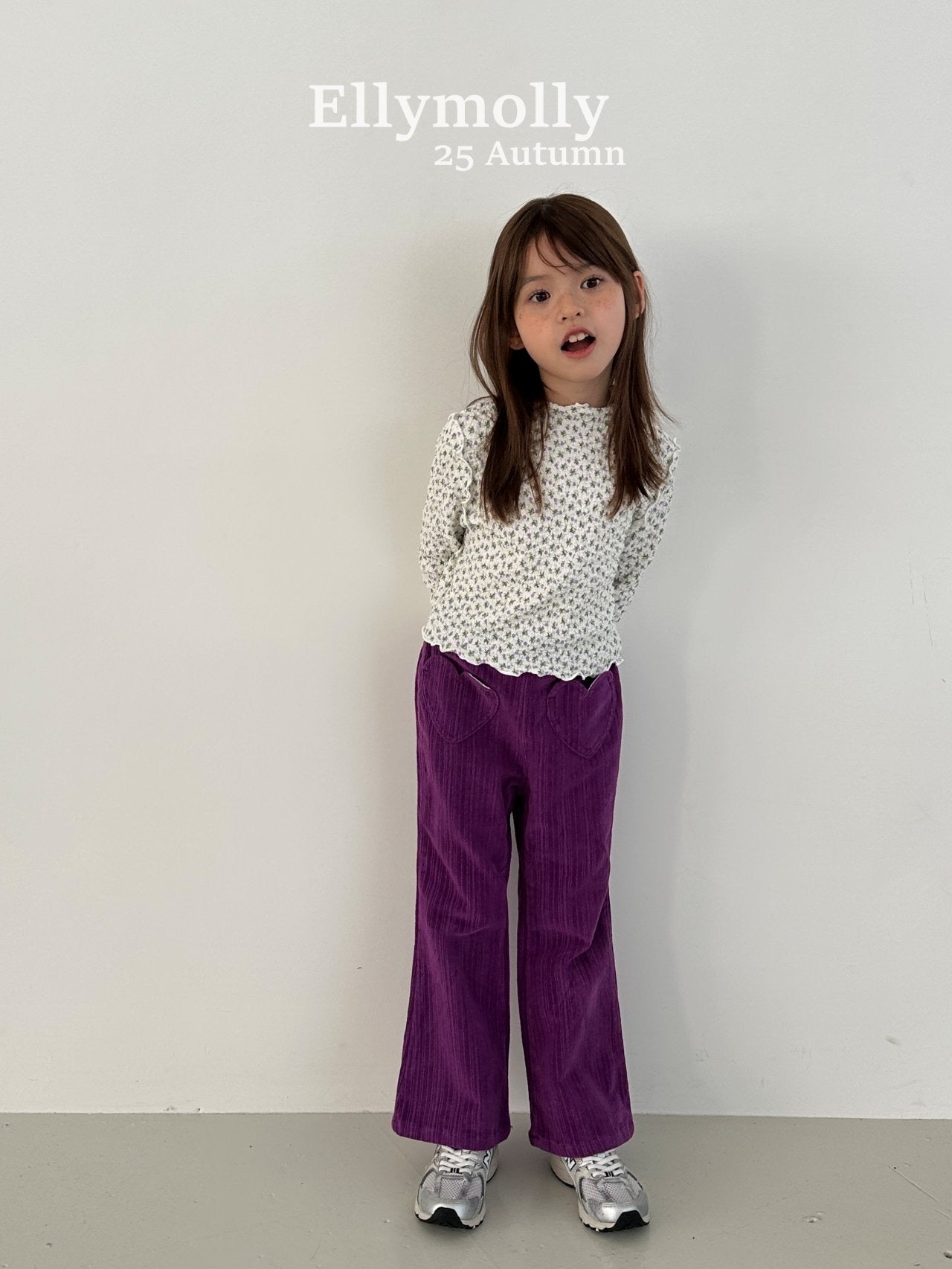 ELLYMOLLY heart pocket bootcut (90-145cm)