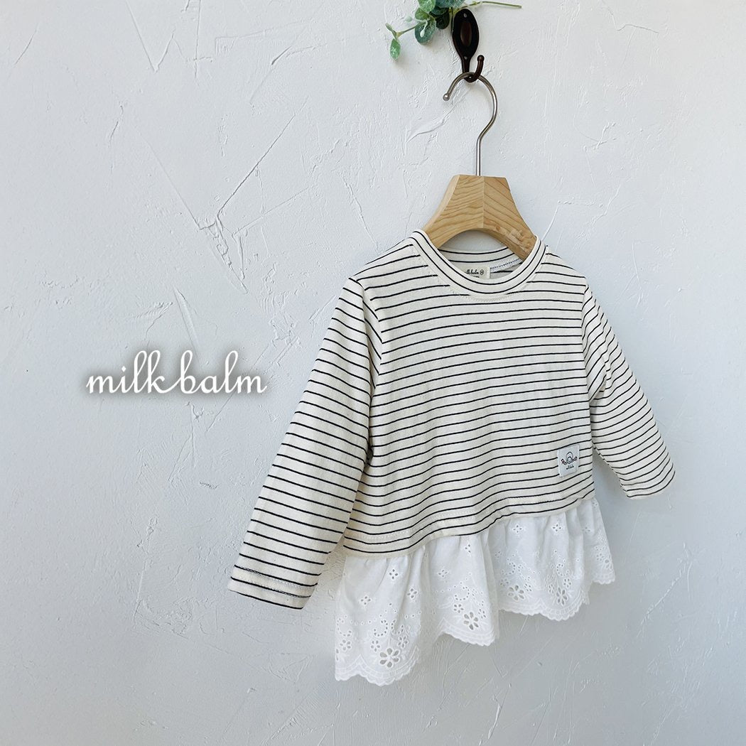 milkbalm milk layered tee (75-125cm)