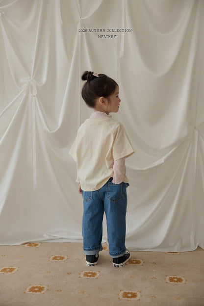 melikey frill cut denim pants (~80-140cm)