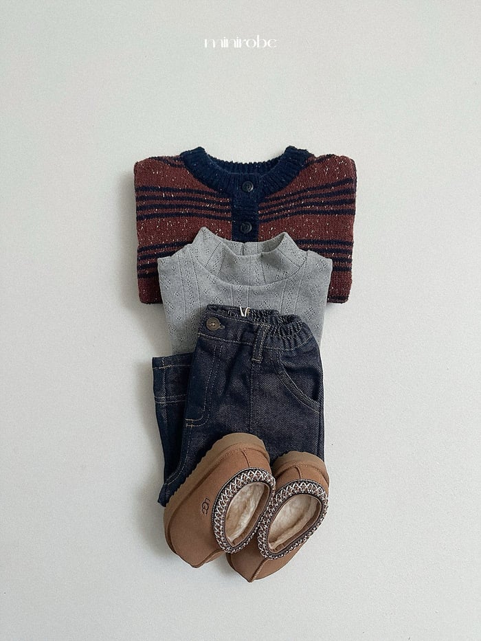 minirobe line knit cardigan (75-110cm)