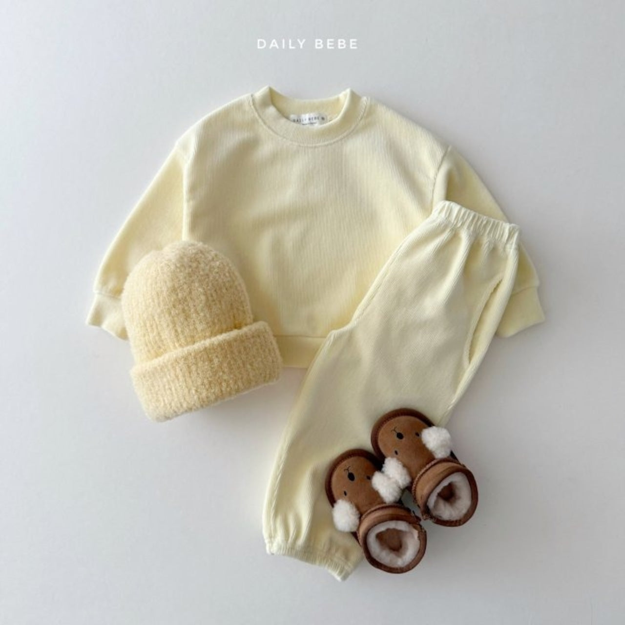 Dailybebe velour jogger SET-UP (75-140cm)