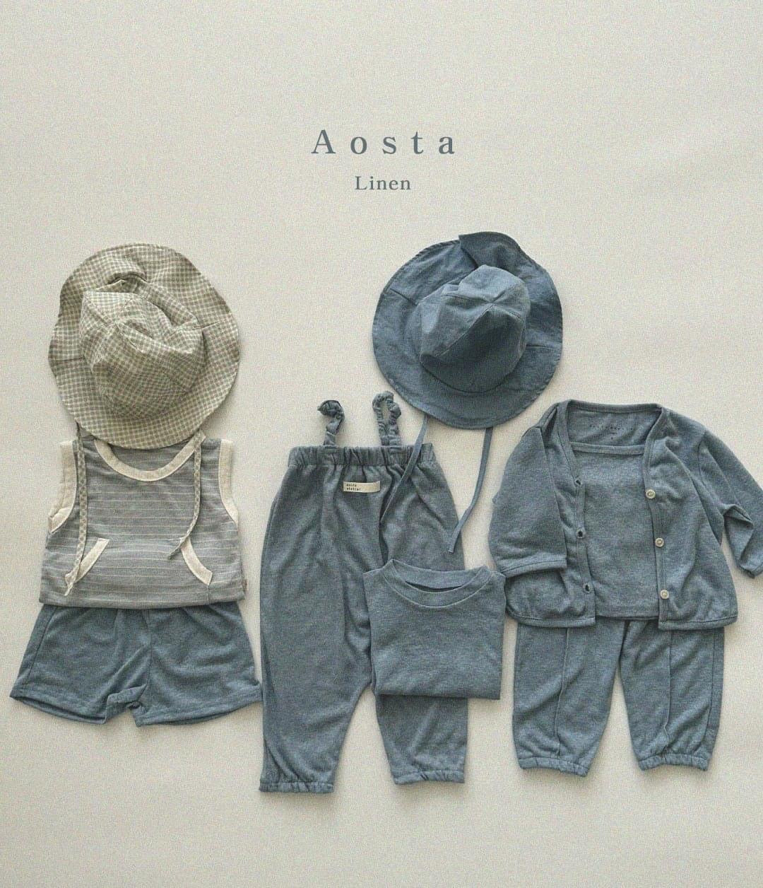 Aosta 亞麻系列-短褲 (Bebe & kids ~70-115cm)