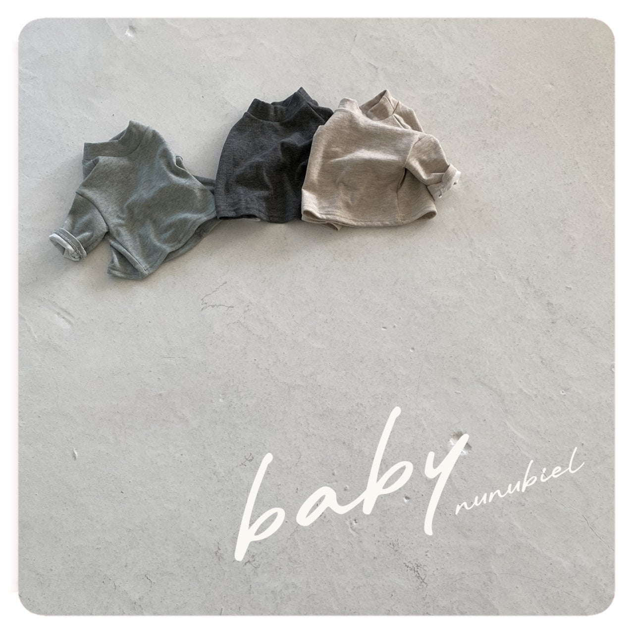 nunubiel bebe bland turtleneck (3-18m)