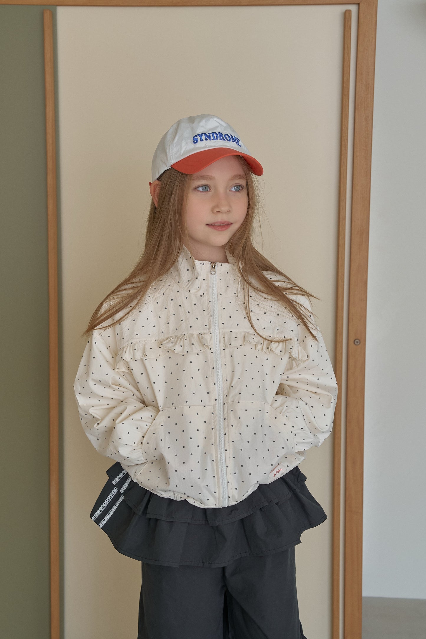 momoann dot zip up (90-140cm)