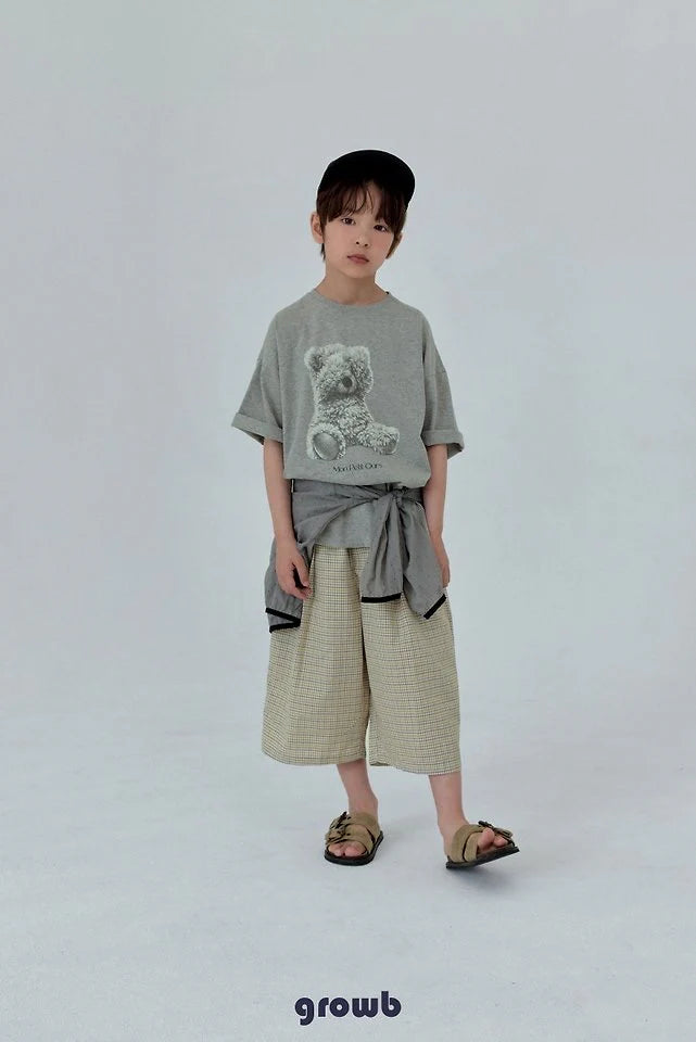 Growb Use Check Pants (90-155cm)