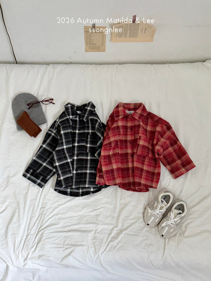 matilda&lee buy check shirt (85-165cm)
