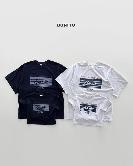 Bonito ordinary tee (Bebe & kids & adult )