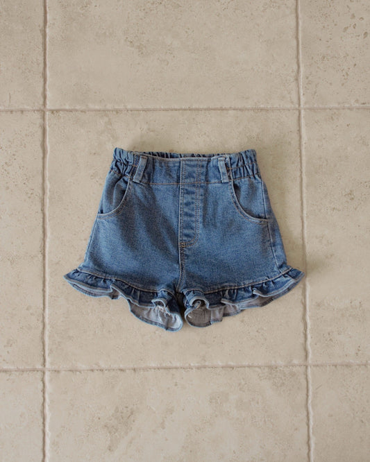 momoann frill denim shorts (90-140cm)