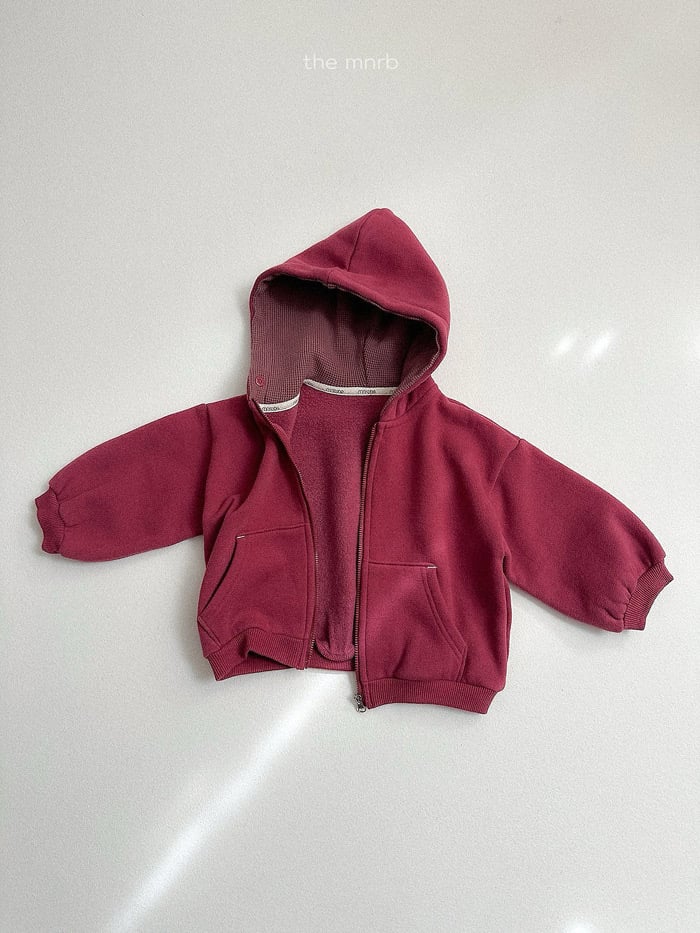 minirobe barrel hood zip-up (75-110cm)