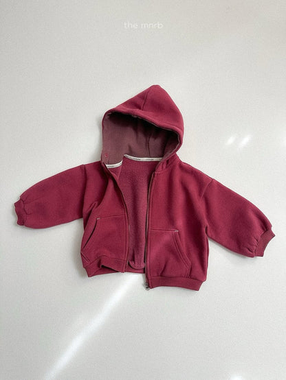 minirobe barrel hood zip-up (75-110cm)