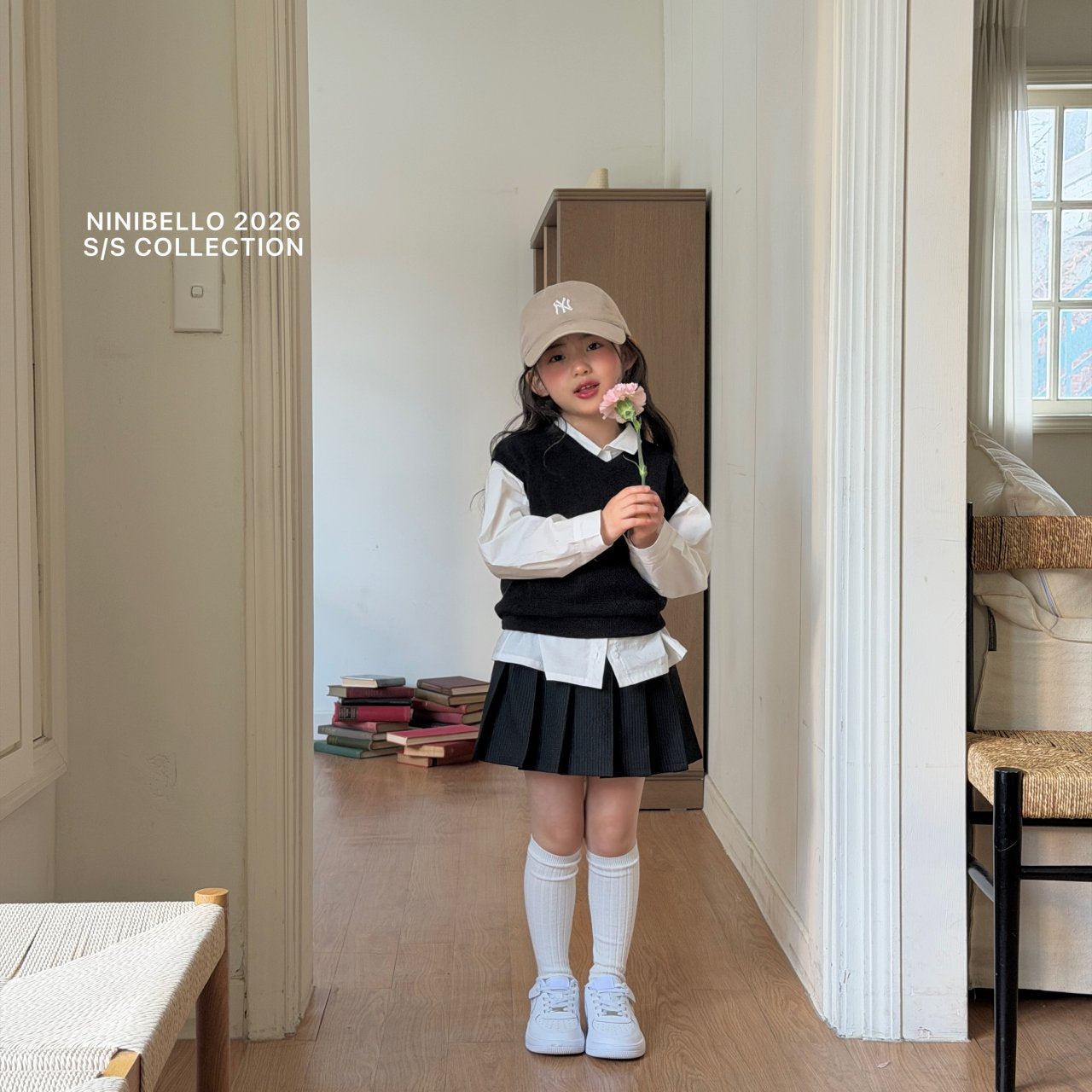 ninibello soft knit vest (80-130cm)