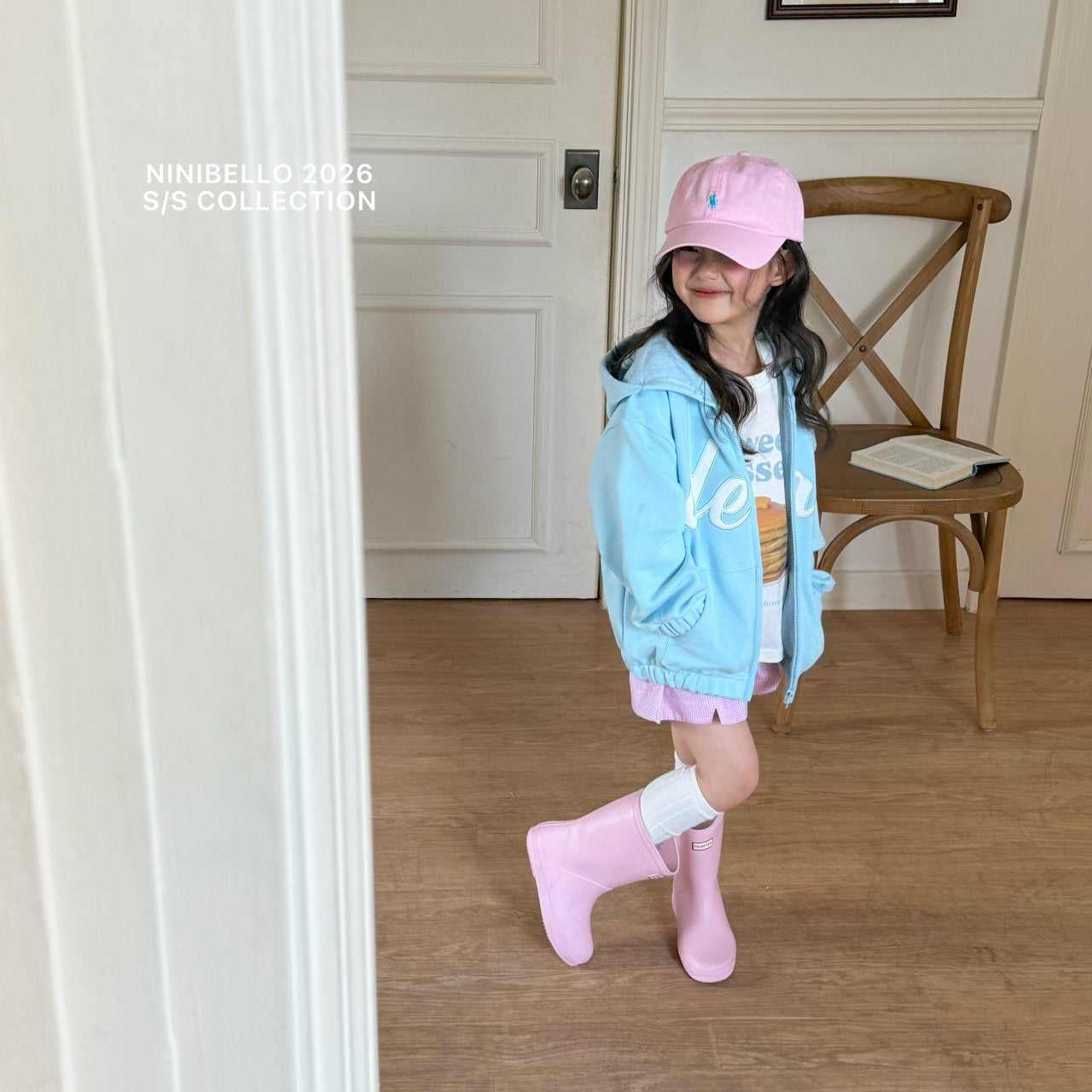 ninibello deer hood zip-up (80-130cm)