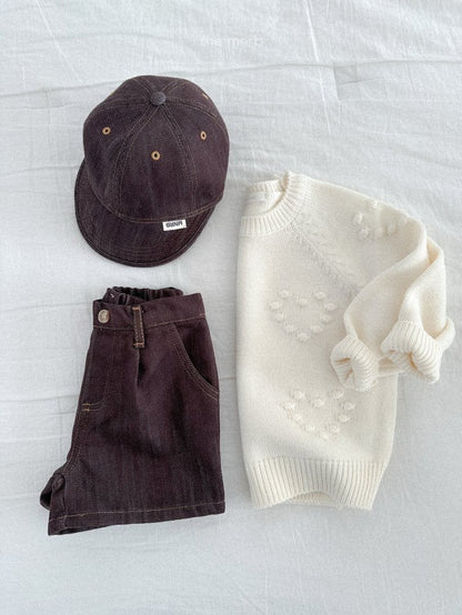 minirobe Love denim cap