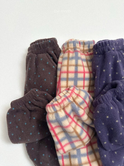minirobe fleece jogger pants (75-110cm)