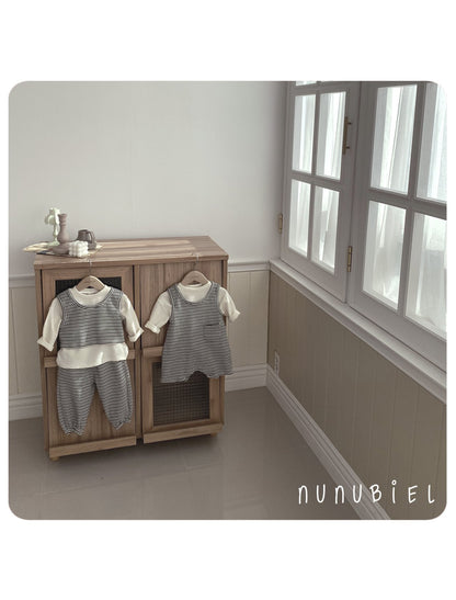 nunubiel bebe stripe suit (3-18m)