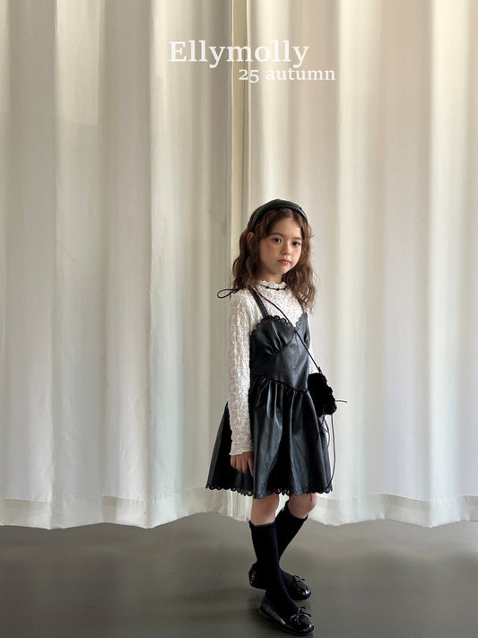 ELLYMOLLY pintuck leather ops (90-160cm)
