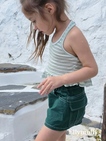 ELLYMOLLY salt halter frill sleeveless (90-145cm)
