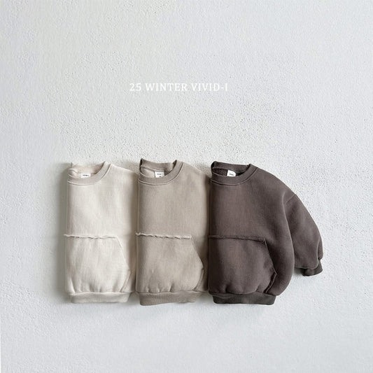 Vivid 大地色口袋上衣 (75-135cm)