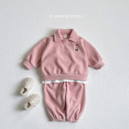 Vivid 熊熊襯衫套裝 (75-135cm)