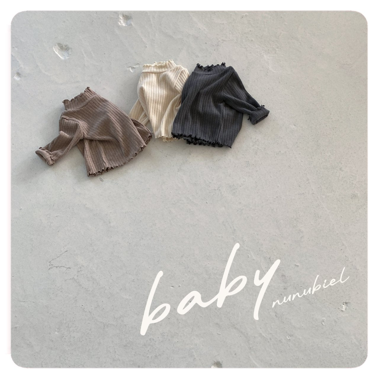 nunubiel bebe ridia turtleneck (3-18m)