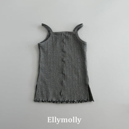 ELLYMOLLY dudu rib layer camisole (90-145cm)