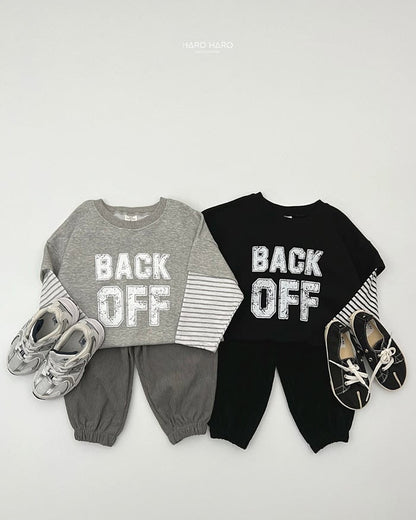 HAROHARO back off layered tee (85-140cm)