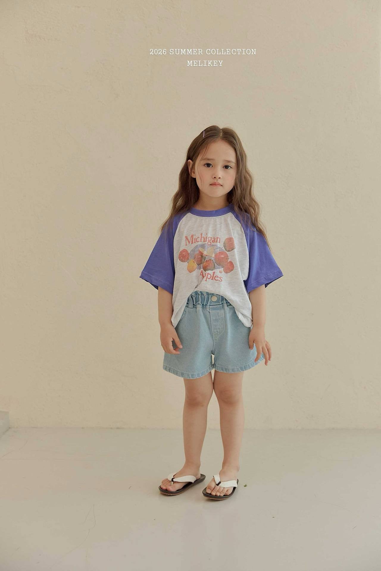 melikey apple raglan t-shirt (~80-140cm)