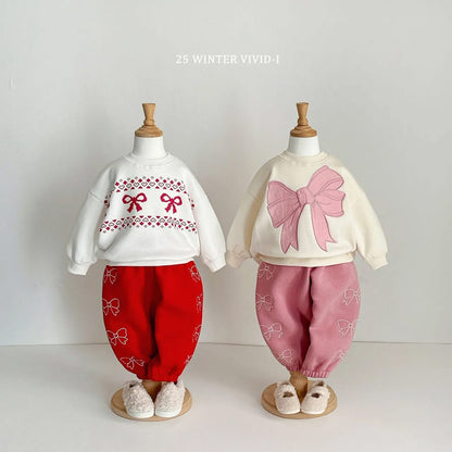 Vivid 蝴蝶結縮口長褲 (75-135cm)