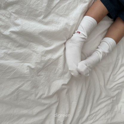 digreen heart socks (12-23cm)