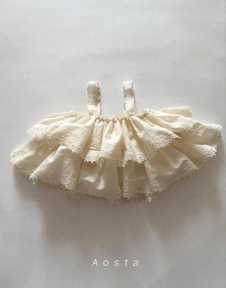 Aosta Lace Tiered Blouse