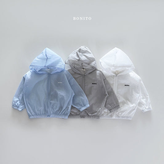 bonito windy cooling hood zip up (70-140cm)