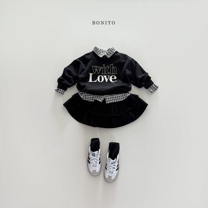 bonito check shirt (~80-140cm)