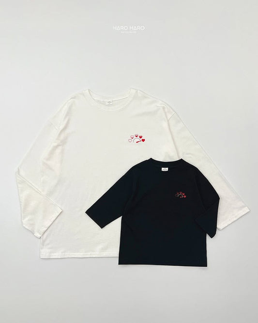 HAROHARO heart hop tee (85-140cm)