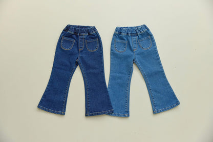 Orangemom 牛仔喇叭長褲 (95-145cm)