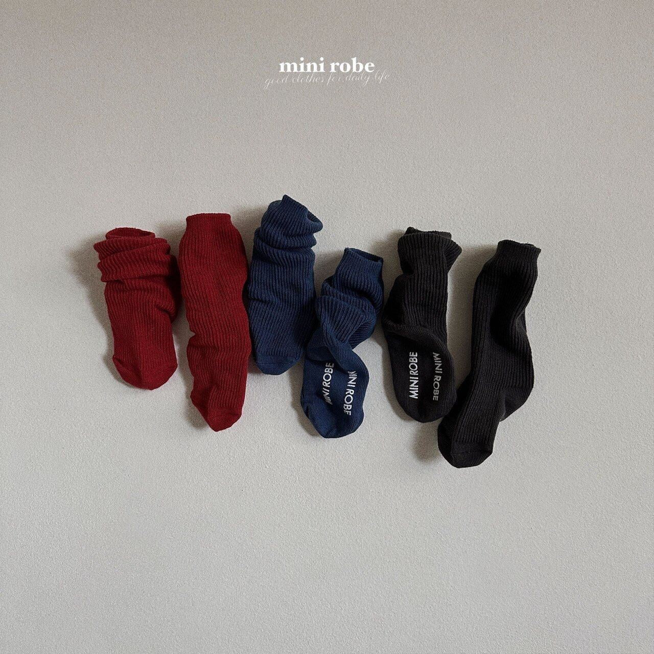 Minirobe vivid socks set (10-17cm)