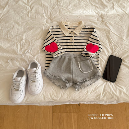 ninibello bread and rice cake collar tee (80-130cm)