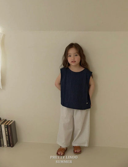 Lindo Eyelet Sleeveless Blouse (85-125cm)