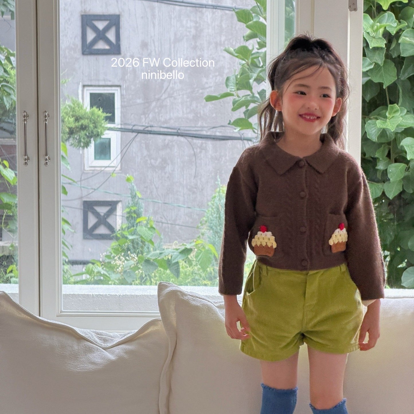 ninibello cupcake knit cardigan (90-125cm)