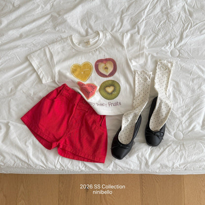 ninibello juicy sweet short sleeve tee (80-130cm)