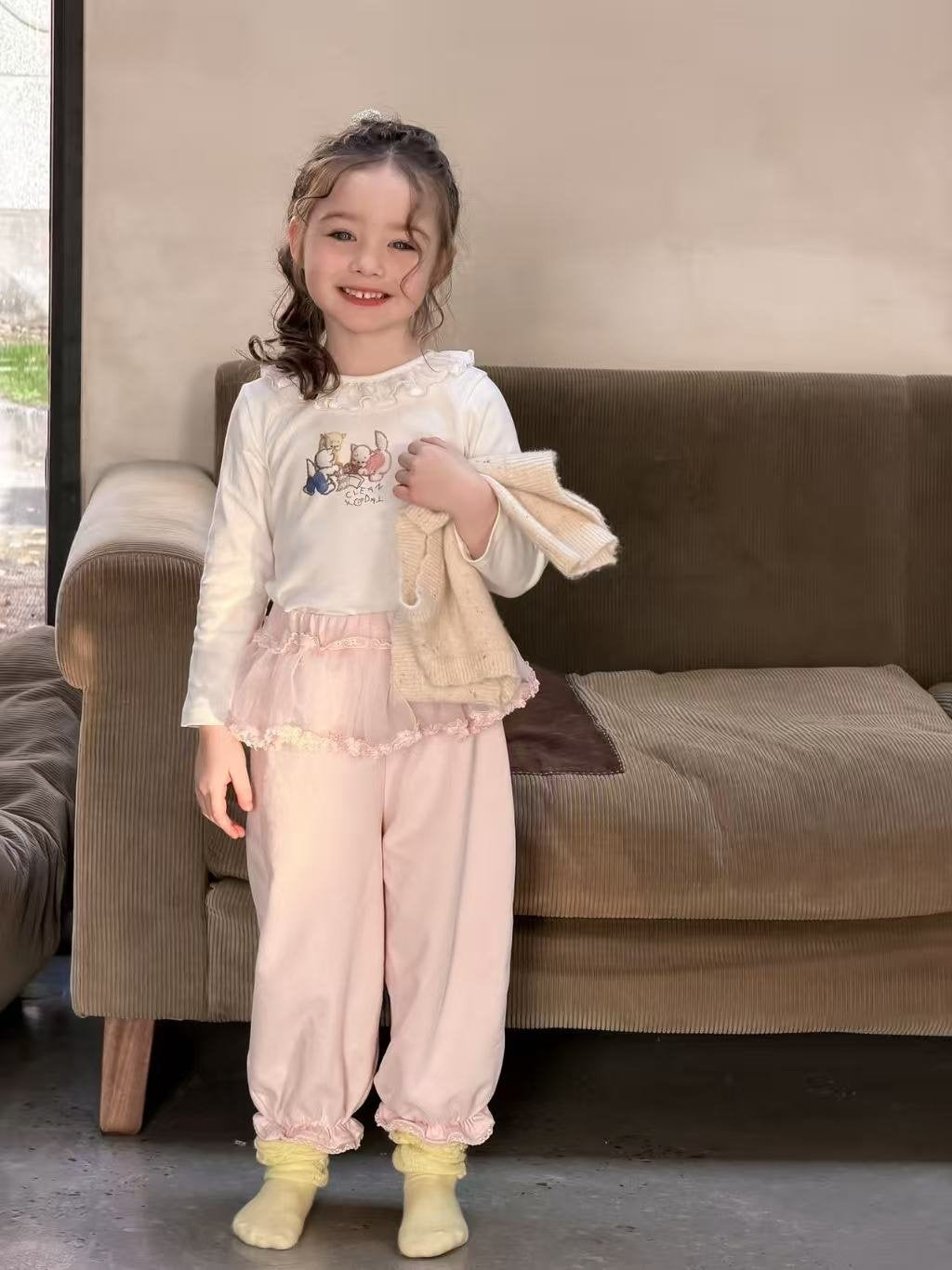 aiai soft cotton jogger pants (95-140cm)