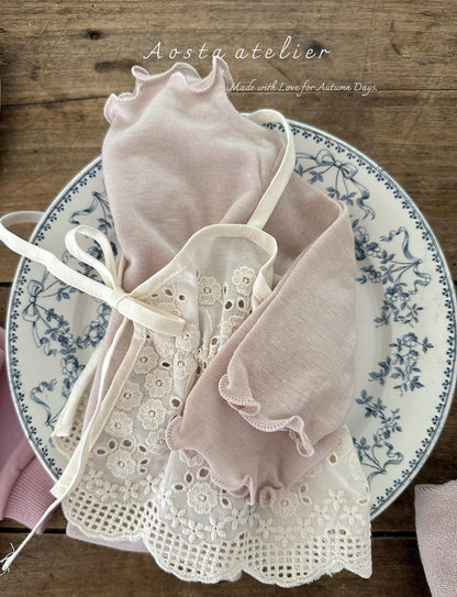 Aosta lace ribbon vest
