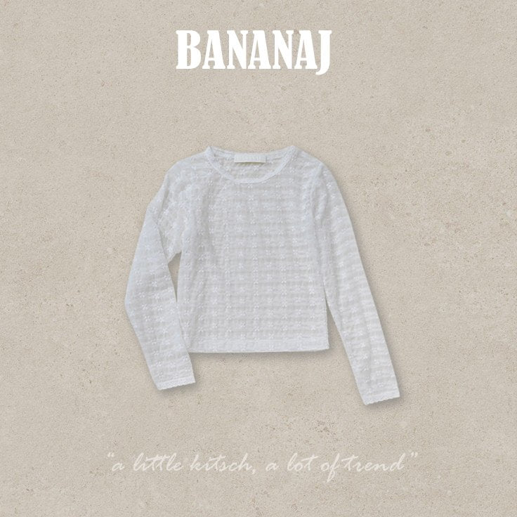 BANANAJ rhythm flower lace t (80-135cm)