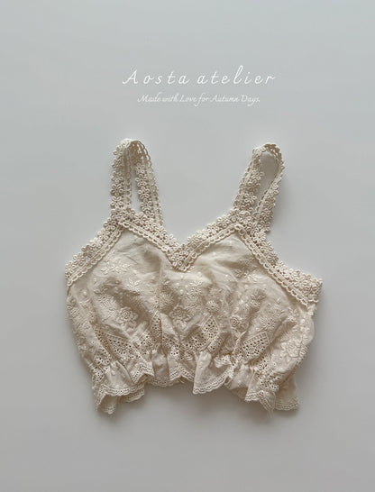 Aosta lace bustier