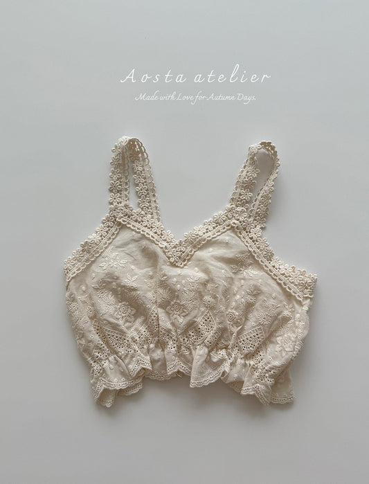 Aosta lace bustier