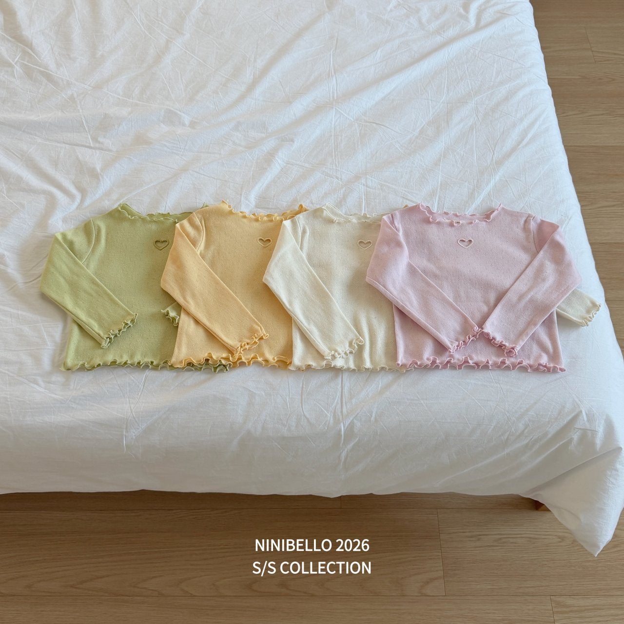 ninibello heart punching eyelet t (80-130cm)