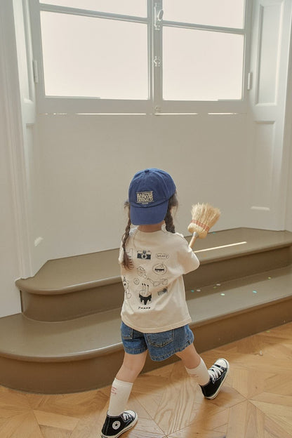 momoann happy short sleeve t-shirt (90-150cm)