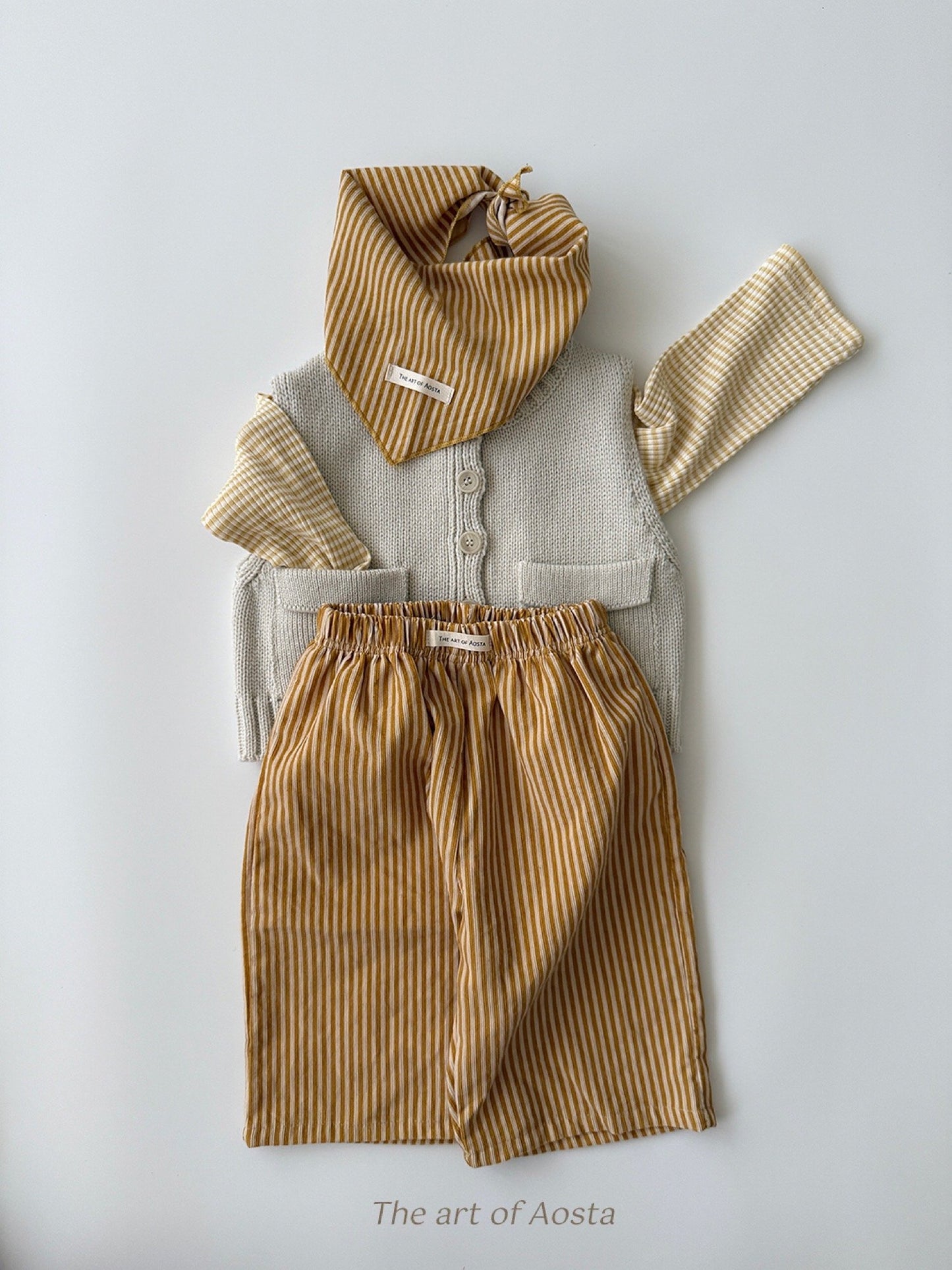 Aosta knit cookie vest (~70-115cm)